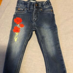 Jeans with matching shoes toddler girl 2t